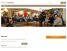 Tablet Screenshot of meisterwerke-events.com
